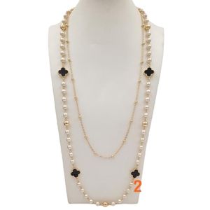 Pearl + Clover Elegant Necklace